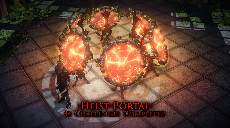 PoE Heist 36 Challenge Rewards Portal